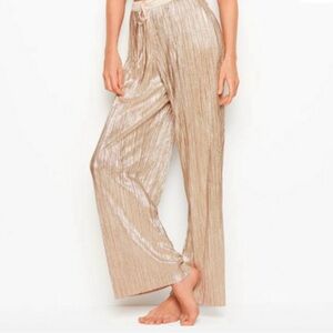 Victoria Secret Shiny Gold PJ Pant